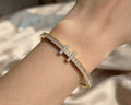 Evelyn Crystal Bangle