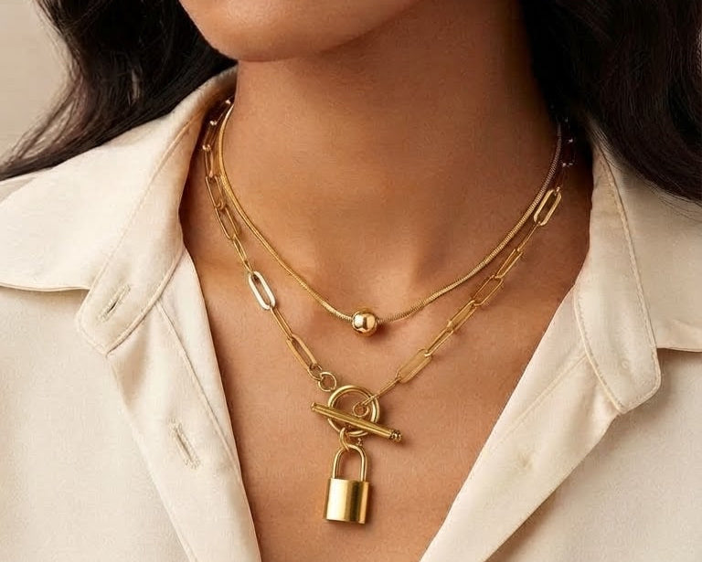 Bead Lock Necklace