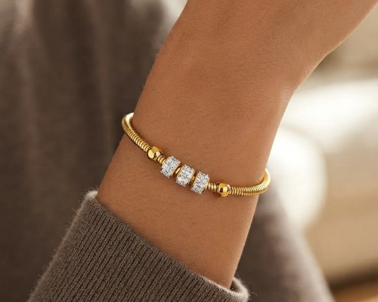 Crystal Snake chain Bracelet