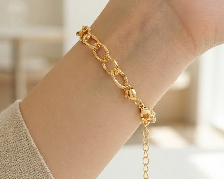 Gold-Tone Link Bracelet