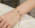 Herringbone Gold Bracelet