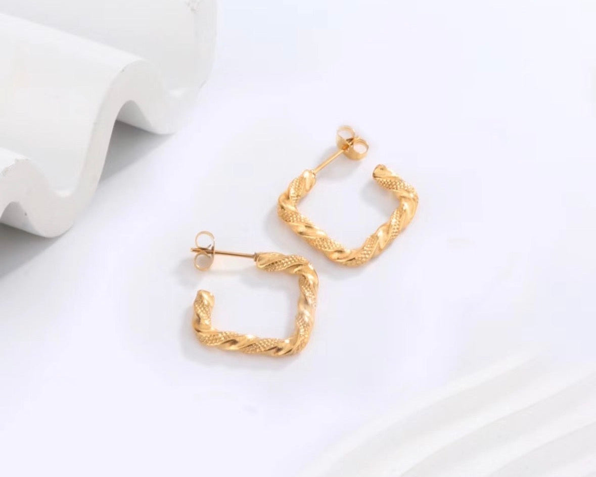 U-Shape texture Hoops