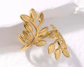 Gold Leaf Multi layer Ring