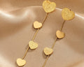 Gold Heart Tassel